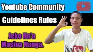 Youtube Community Guidelines Rules