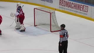 JHL Vsevolod Skotnikov in action during the Red Army@Dynamo SPB hockey game