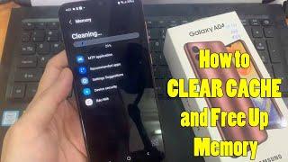 Samsung Galaxy A04: How to CLEAR CACHE and Free Up Memory