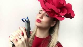 РОЗА-ШЛЯПКА ИЗ ФОАМИРАНА + Роза на стену\Rose hat