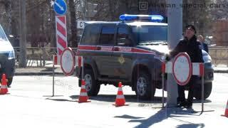 RUSSIAN ARMY | UAZ Patriot Military Police with lights