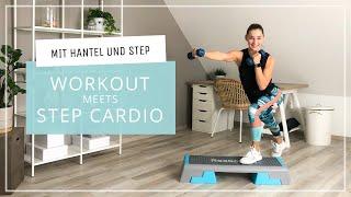 Workout meets Cardio - auf dem Stepper - mit Kurzhantel // mit Warm up + Cool Down // 13.11.20