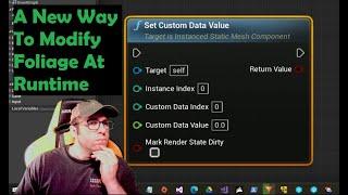 A New Way to Modify Foliage at Runtime. 150,000 Trees With No FPS Hit!!! Unreal Engine Discussion