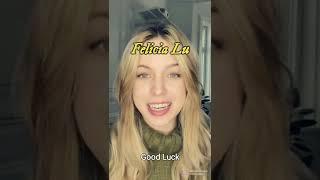 @FeliciaLuOfficial #german  Singer part two