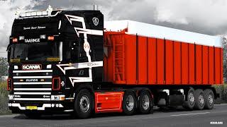 ETS2 Mods v1.49 Scania 4 Series V8 Open Pipe Sound Mod