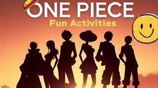 ONE PIECE FUN ACTIVITIES | Wing Cielo