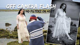 Off Camera Flash Techniques - ND Filters vs High Speed Sync