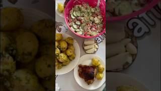 Как мы готовим молодую картошку #молодаякартошка #молодойкартофель #картошка