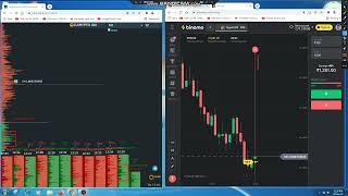 Crypto Idx trade using va mod ru in binomo volume analysis