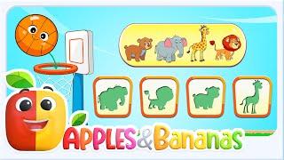 Apples and Bananas Kids Activities and Interactive Learning App, Nursery Rhymes for Babies