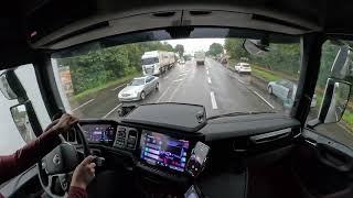 ASMR/POV Driving New Scania Smart Dash 500S