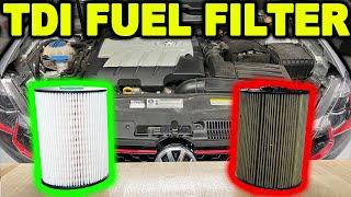 Volkswagen Jetta TDI Fuel Filter Replacement ~ Common Rail Diesel
