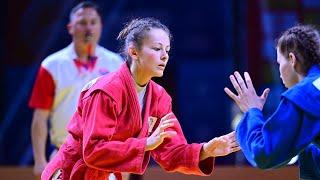 ALBERTI Eva vs POPOVA Anastasiia. Cadets female 47 kg. European SAMBO Championships 2023