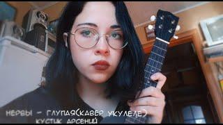 недокавер нервы - глупая(cover ukulele) | кустик арсений