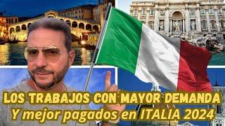 Los trabajos con mayor demanda y mejor pagados en#italia#emigraraitalia#travel