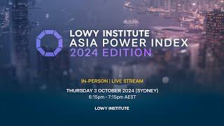 Launch of the 2024 Asia Power Index: Is Asia multipolar?