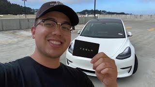 SURPRISING BEST FRIENDS WITH MY DREAM CAR!! (TESLA)