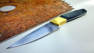 Knife Making - Making a Knife From an old Saw blade