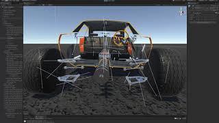 Unity Car Simulation - Suspension/Drivetrain Forces