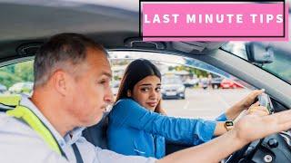 Last Minute Driving Test Tips You Need To Pass