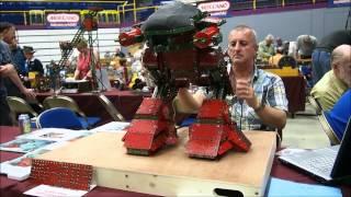 Meccano model of Robocop ED209 droid by Stuart Weightman