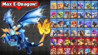 Max Electro Dragon vs All Troops! - Clash of Clans