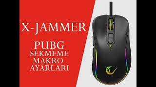 RAMPAGE SMX-R47 X-JAMMER SESE DUYARLI GAMING MOUSE DETAYLI MAKRO PROGRAMI VE PUBG SİLAH AYARLARI