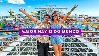 Nossa Primeira Vez em um CRUZEIRO no MAIOR NAVIO do MUNDO - Royal Caribbean