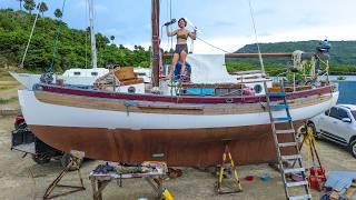 Solo Sailor Does EVERYTHING Herself! (She's Done All The HARDEST Boat Projects!!!)