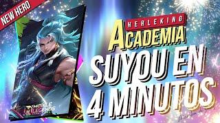 SUYOU IN 4 MINUTES  How to play with Suyou, Suyou Guide, Suyou tutorial - MOBILE LEGENDS