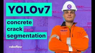 YOLOv7 Segmentation | Concrete Crack Detection | Google Colab | step-by-step Tutorial