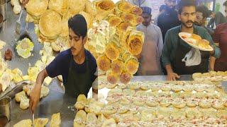 Most Famous Bun Kabab Making | Street Food Karachi | Fahad Sherazi