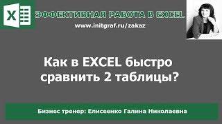 Как быстро сравнить 2 таблицы в excel с помощью условного форматирования