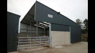 Farm buildings: three-bay suckler shed constructed through TAMS