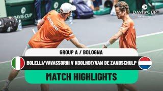 Bolelli/Vavassori v Koolhof/Van De Zandschulp Italy v Netherlands Davis Cup 2024 Finals Group Stage