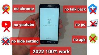 samsung galaxy j7 prime (g610f) frp bypass in 2022 (new method) 100% work google account remove