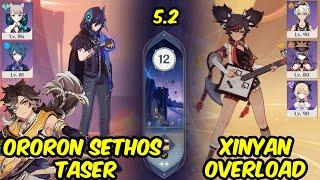 Ororon Sethos Taser and Xinyan Overload - Spiral Abyss 5.2 Genshin Impact