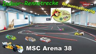 MSC Arena 38 - Schöne RC Car Rennstrecke Indoor des MSC Polizei Braunschweig - Schwimmbad umgebaut