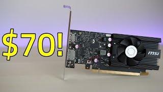 Is A $70 Graphics Card Worth It? -- MSI GT 1030 Review & Benchmarks!