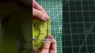 How to sew perfect hems using a rolled hem foot! 🪡 #sewing #sewingtutorial #sewinghacks