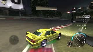 Need for Speed: Underground 2 (Real Remaster) Mercedes 190 E - 60FPS