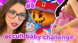 baby #8 is with PATCHY in the sims 4  occult baby challenge #8