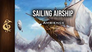 Sailing Airship | Steampunk ASMR Ambience | 1 Hour #DnD #RPG