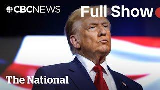 CBC News: The National | Trump threatens 25% tariff on Canadian goods