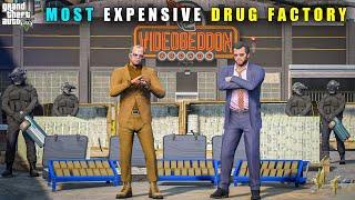 GTA 5 : MICHAEL GIFTED MILLION DOLLAR DRUG BASE TO TREVOR || BB GAMING