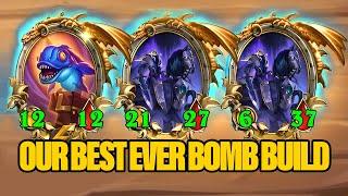 The Most Ridiculous Bomb Build I've Ever Seen | Dogdog Hearthstone Battlegrounds