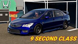 HOW TO BE CHAMPION IN 9 SECOND CLASS DRAG RACE WITH HONDA CIVIC FD || CAR PARKING MULTIPLAYER 2