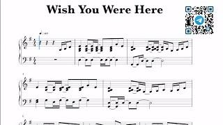 Pink Floyd - Wish You Were Here Sheet Music