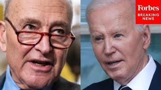 WATCH: Schumer Asked Point Blank About Senate Hearing On Biden's Cognitive Ability