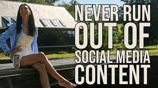 NEVER Run Out Of Social Media Content Again With This Simple Tip